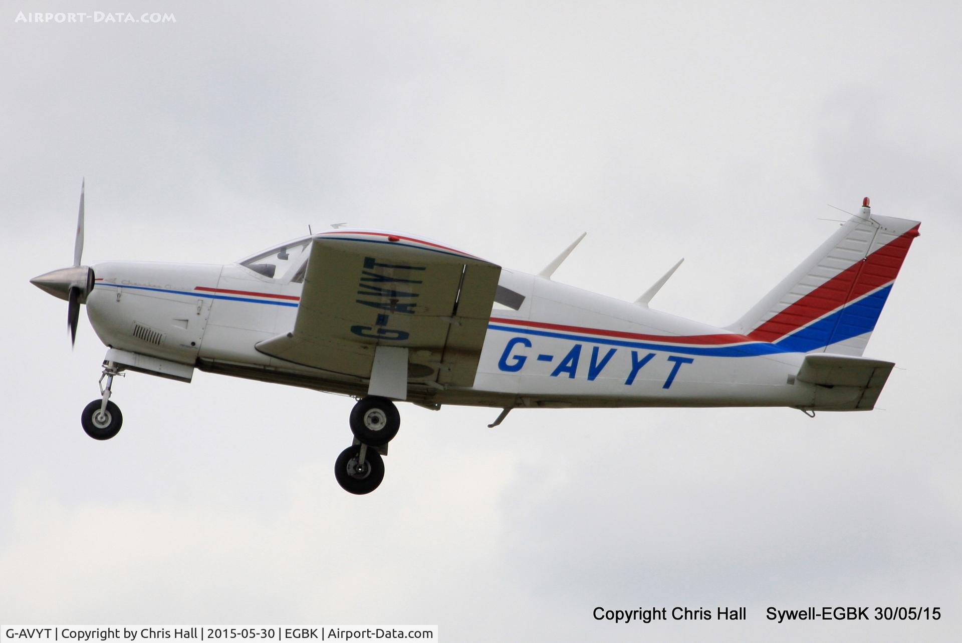 G-AVYT, 1968 Piper PA-28R-180 Cherokee Arrow C/N 28R-30472, at Aeroexpo 2015