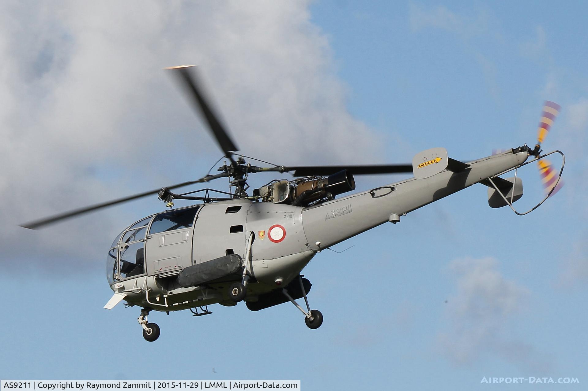 AS9211, Aerospatiale SA-316B Alouette III C/N 2295, Aerospatiale SA-316 AlouetteIII AS9211 Armed Forces of Malta