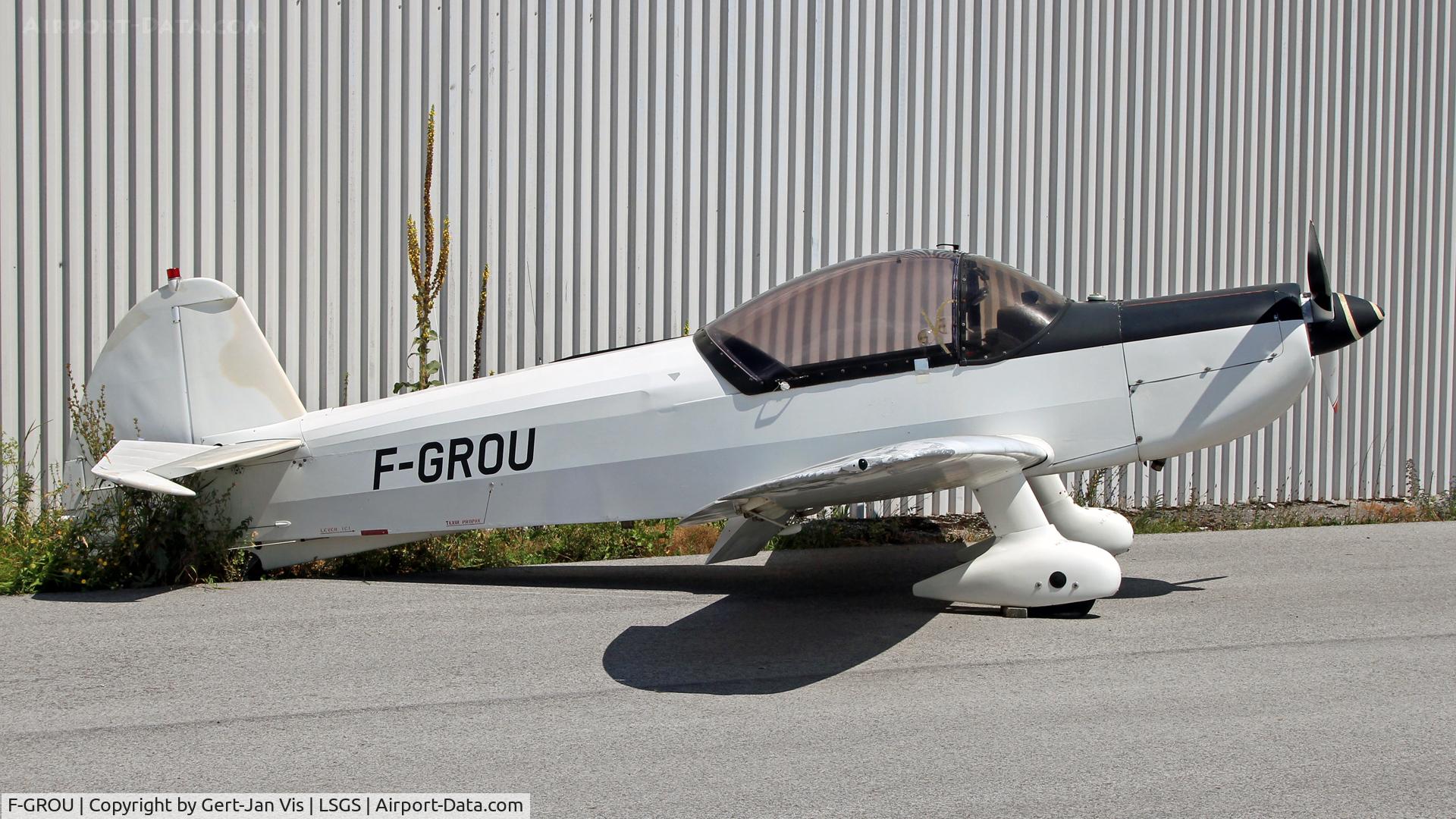 F-GROU, 1972 Mudry CAP-10B C/N 24, Parked at Sion