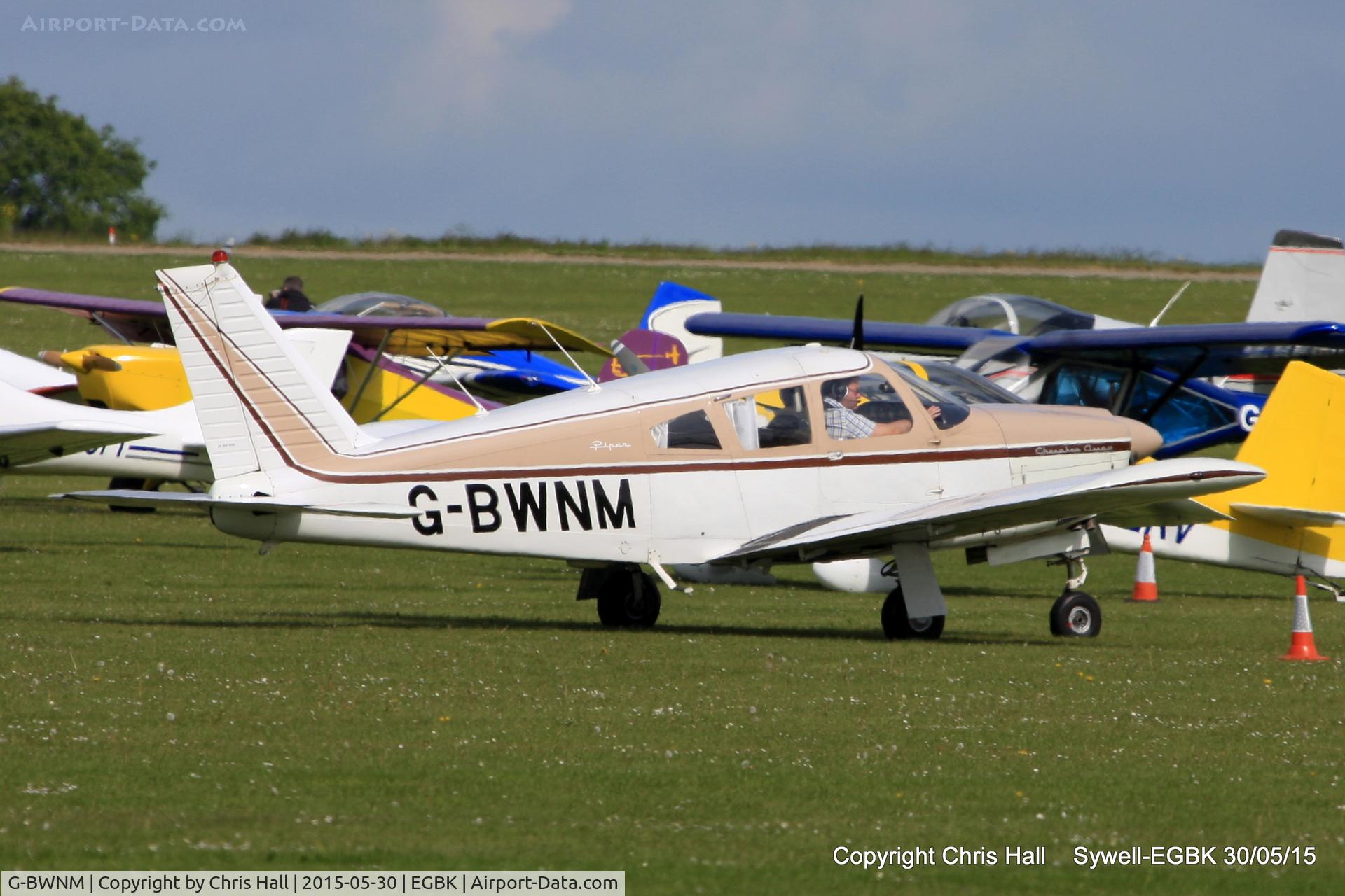 G-BWNM, 1968 Piper PA-28R-180 Cherokee Arrow C/N 28R-30435, at Aeroexpo 2015