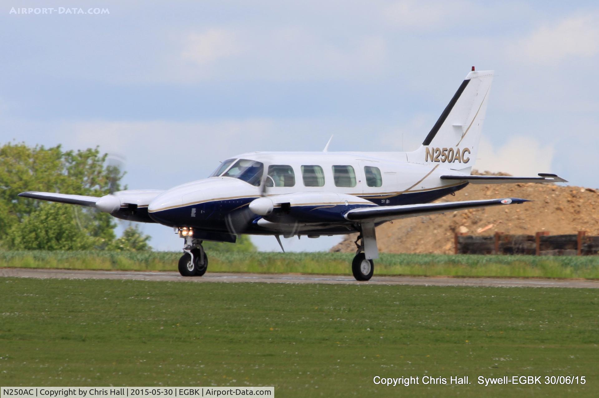 N250AC, Piper PA-31T Cheyenne C/N 31T-7612040, at Aeroexpo 2015