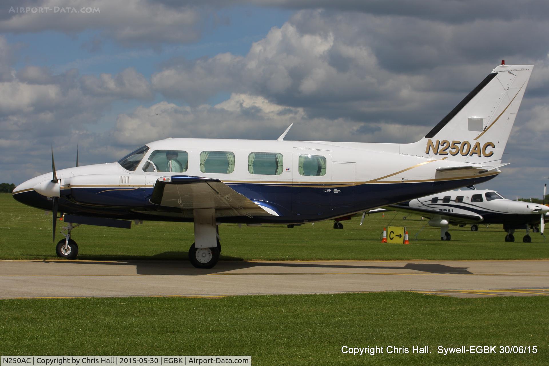 N250AC, Piper PA-31T Cheyenne C/N 31T-7612040, at Aeroexpo 2015