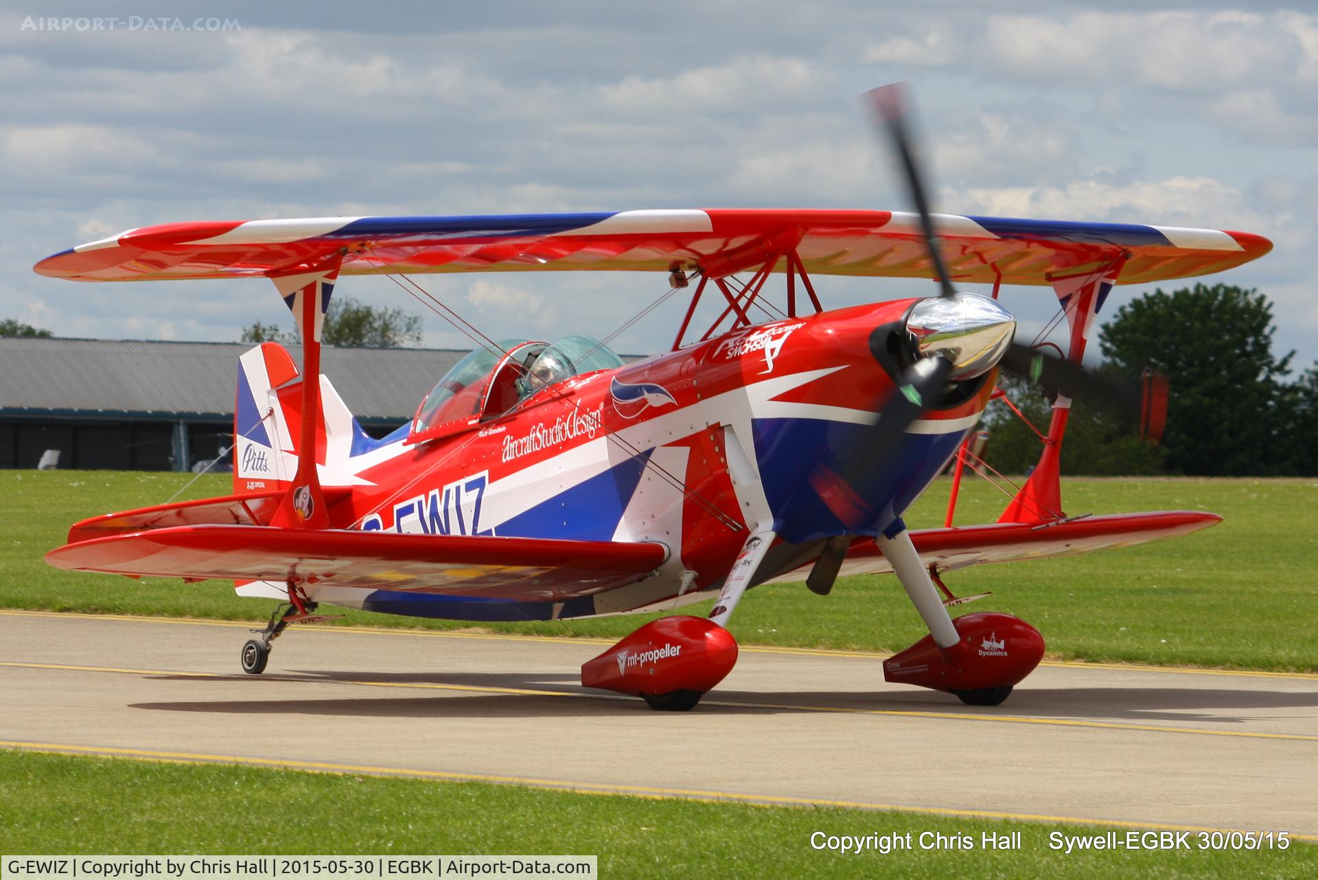 G-EWIZ, 1981 Pitts S-2S Special C/N S18, at Aeroexpo 2015