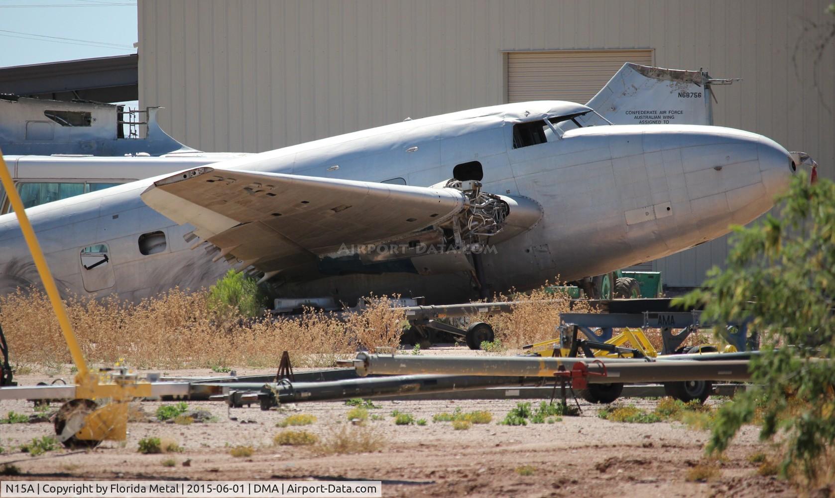 N15A, 1946 Lockheed 18-56 Lodestar C/N 2411, C-60 under restoration