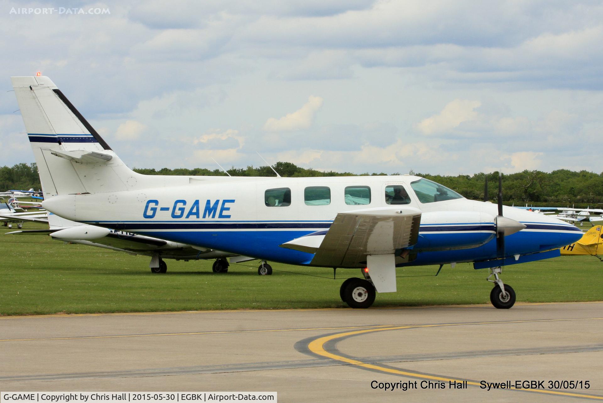 G-GAME, 1982 Cessna T303 Crusader C/N T303-00098, at Aeroexpo 2015