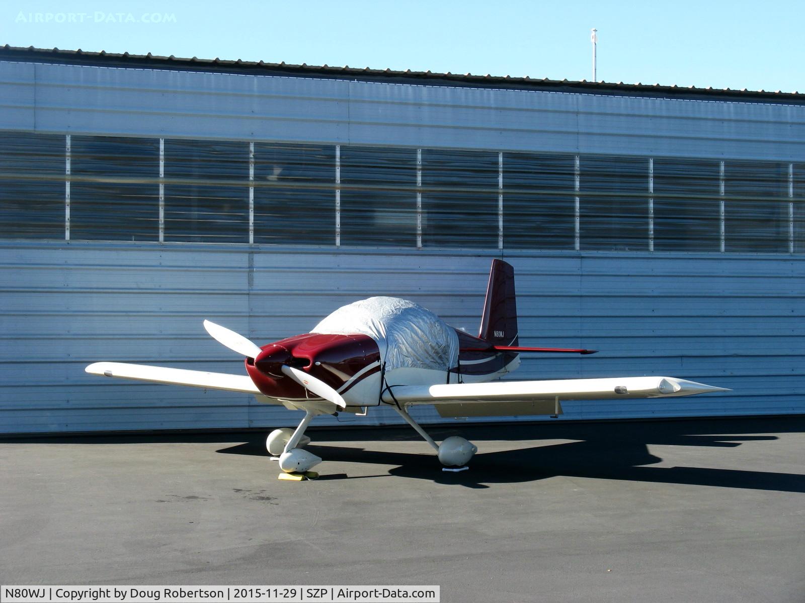 N80WJ, 2014 Vans RV-7A C/N 72575, 2015 Richmond VAN's RV-7A, ECI TITAN IOX-360-A4H1N 191 hp fuel-injected engine