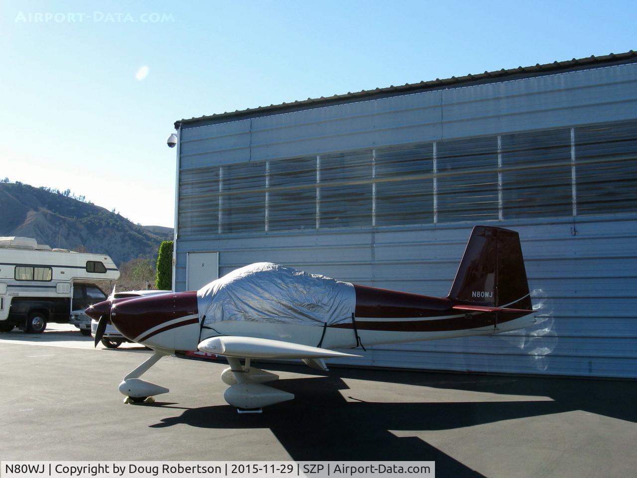 N80WJ, 2014 Vans RV-7A C/N 72575, 2015 Richmond VAN's RV-7A, ECI TITAN IOX-360-A4H1N 191 hp, beautiful workmanship