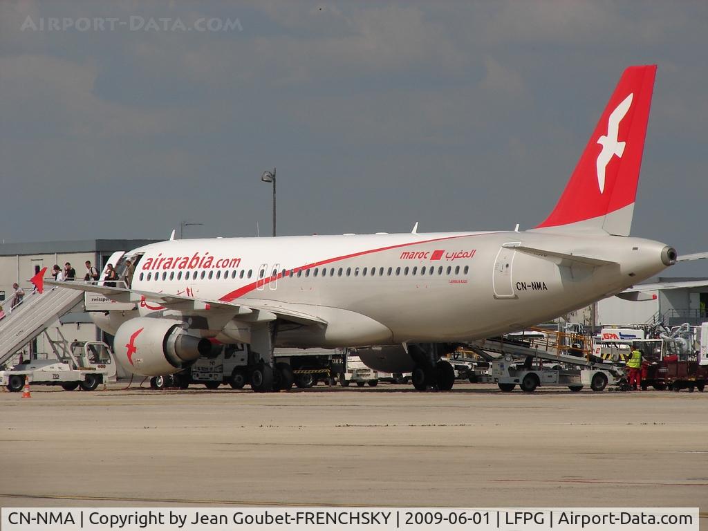 CN-NMA, 2009 Airbus A320-214 C/N 3809, Air Arabia at CDG T1