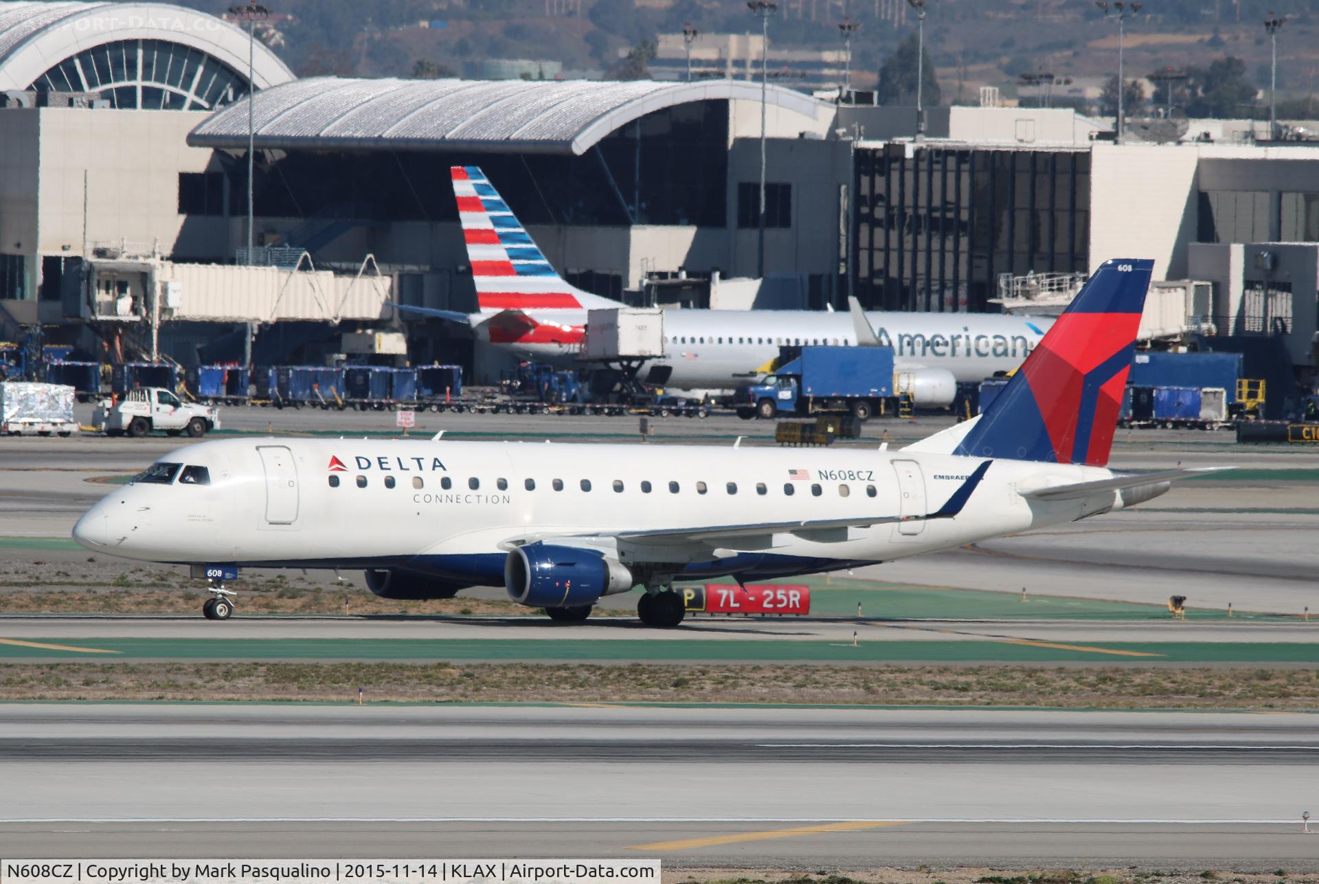 N608CZ, 2007 Embraer 175LR (ERJ-170-200LR) C/N 17000195, ERJ 170-200 LR