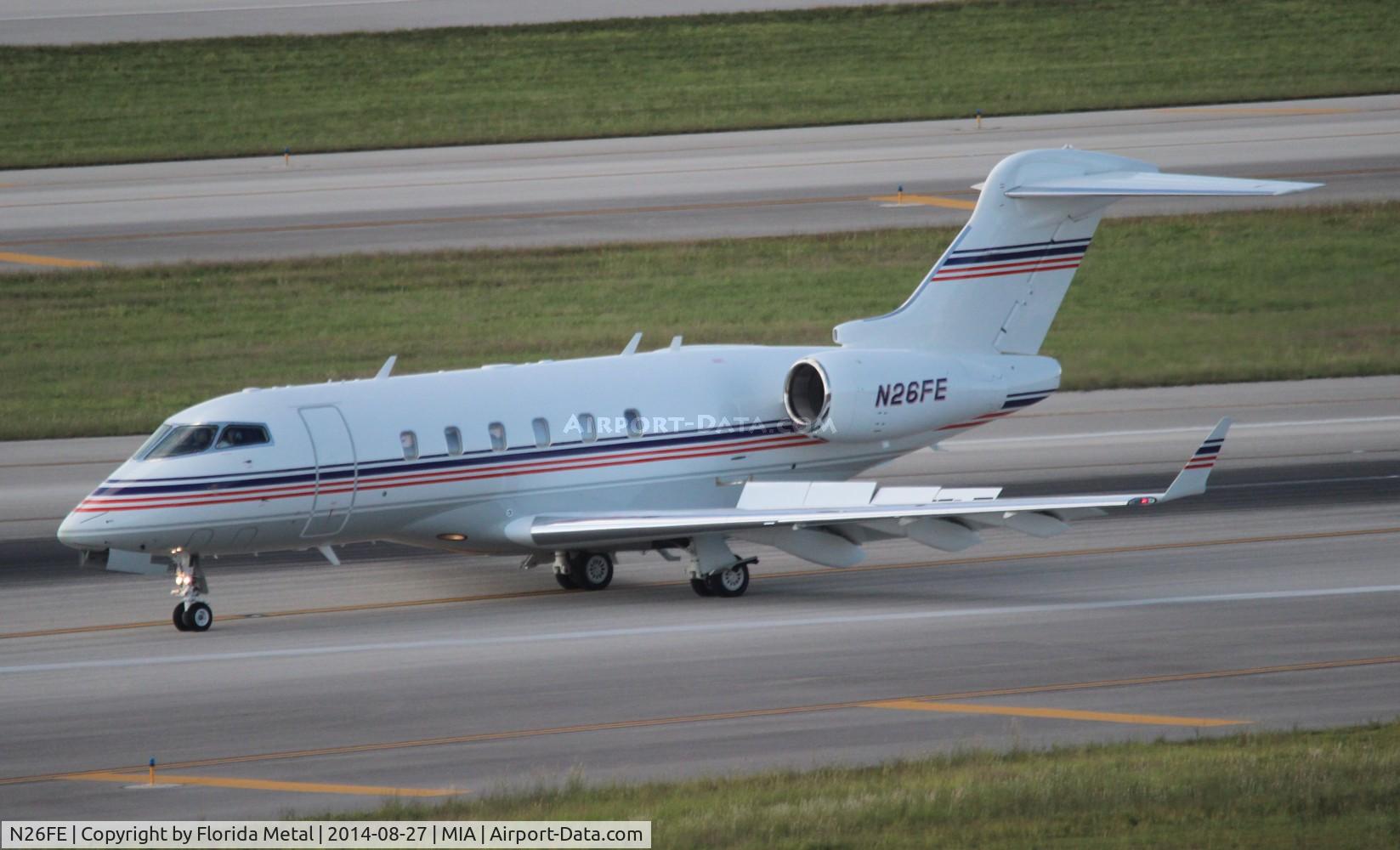 N26FE, 2012 Bombardier Challenger 300 (BD-100-1A10) C/N 20358, Challenger 300