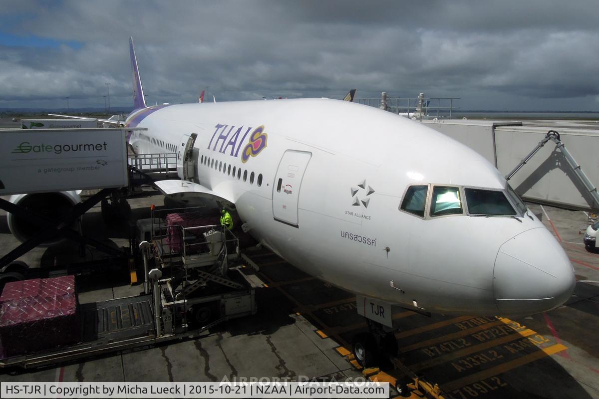 HS-TJR, 2006 Boeing 777-2D7/ER C/N 34586/588, At Auckland