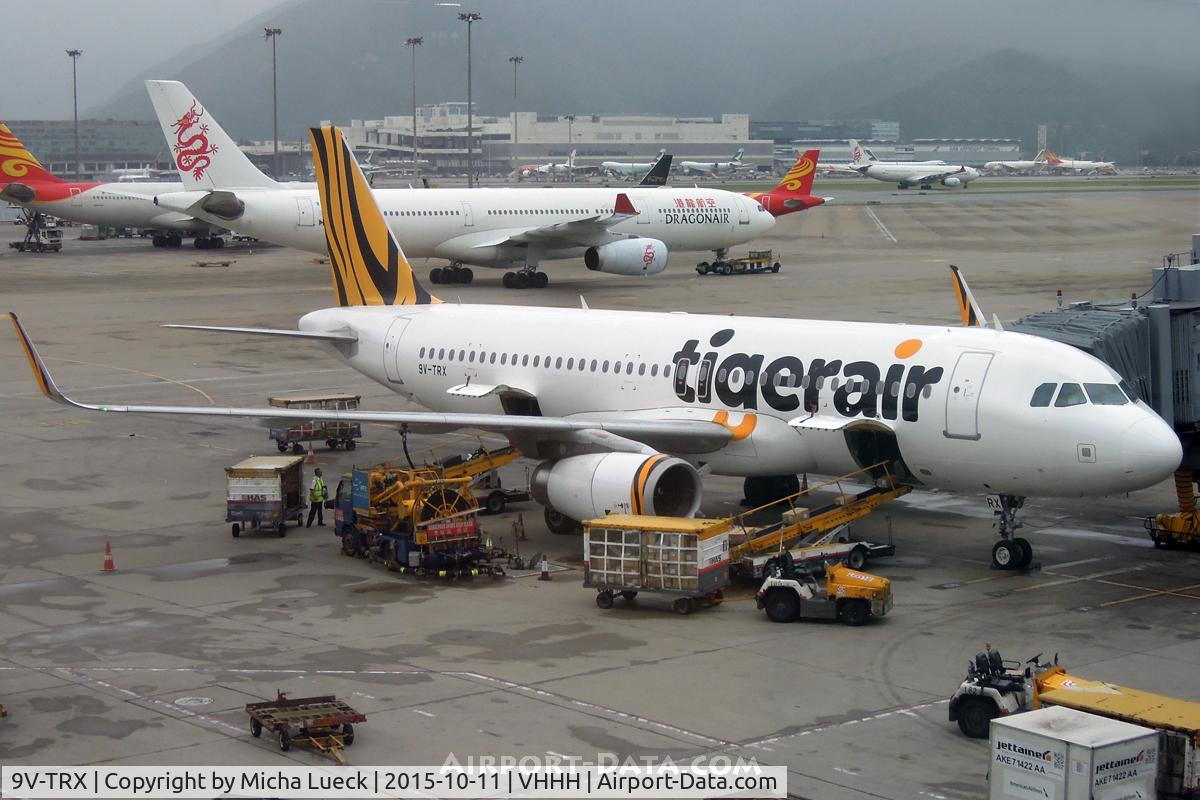 9V-TRX, 2013 Airbus A320-232 C/N 5662, At Hong Kong