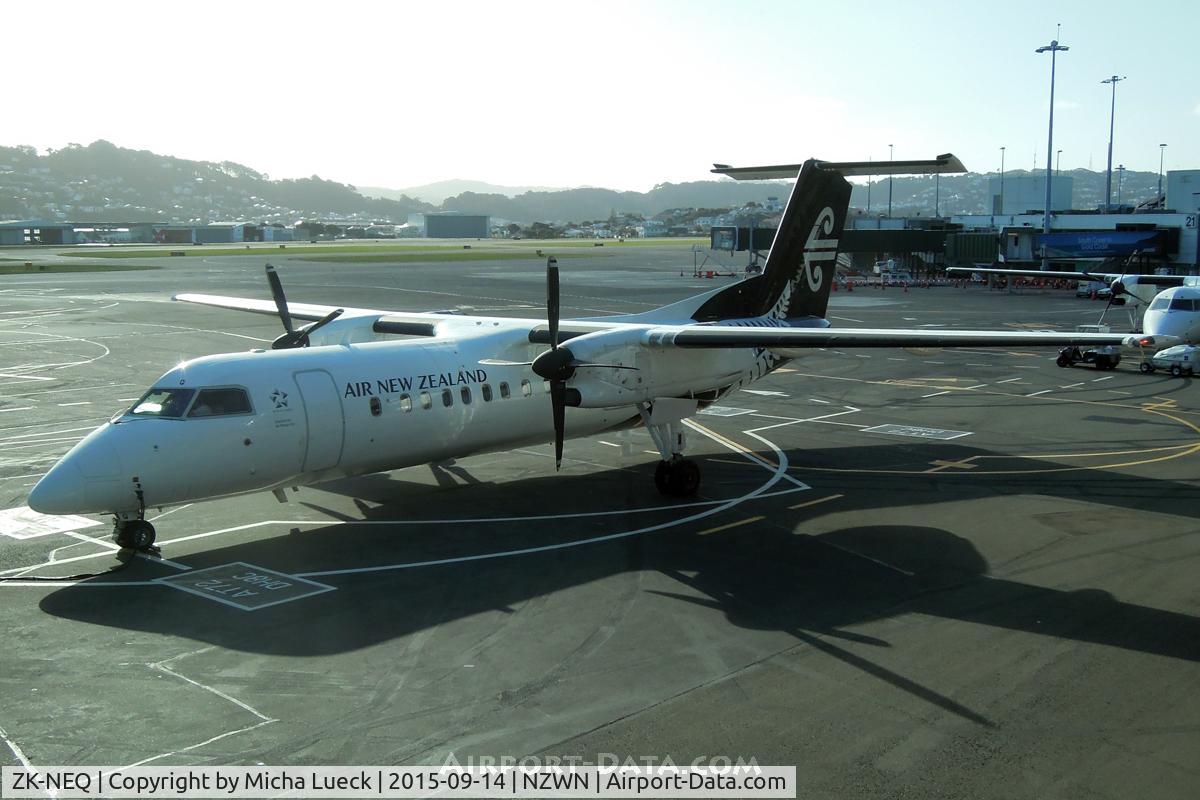 ZK-NEQ, 2007 De Havilland Canada DHC-8-311 Dash 8 C/N 636, At Wellington