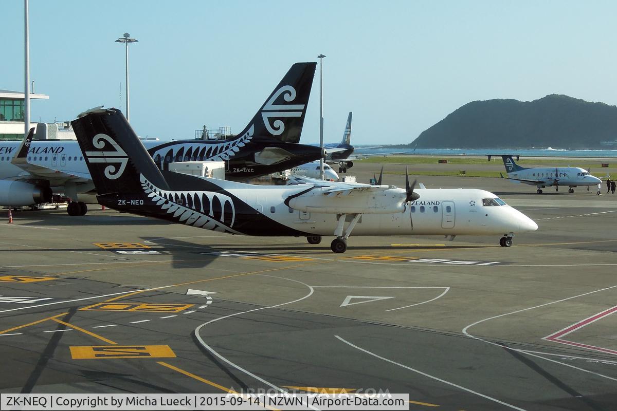 ZK-NEQ, 2007 De Havilland Canada DHC-8-311 Dash 8 C/N 636, At Wellington