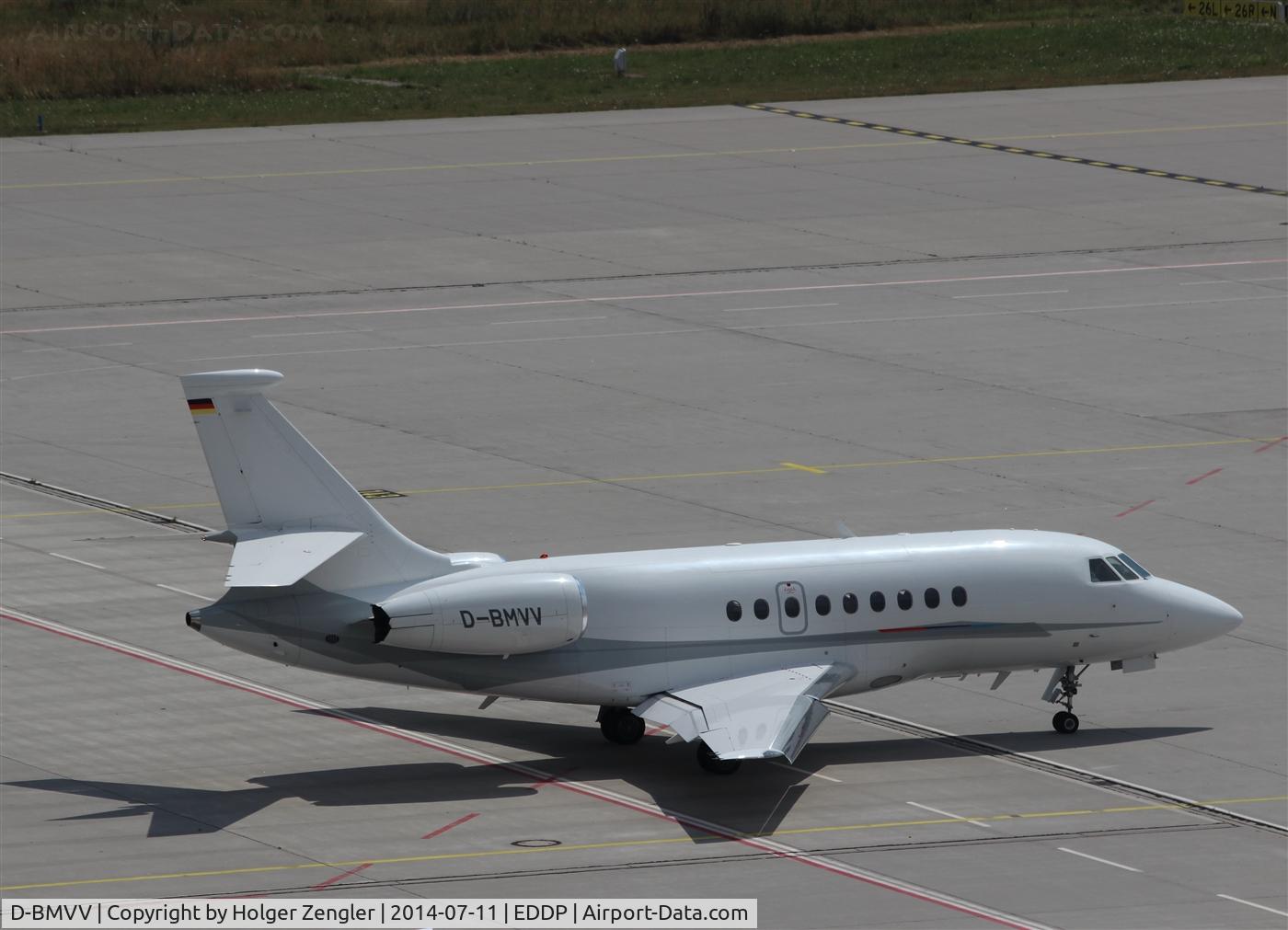 D-BMVV, 2005 Dassault Falcon 2000EX C/N 42, Resting on apron 1 east....