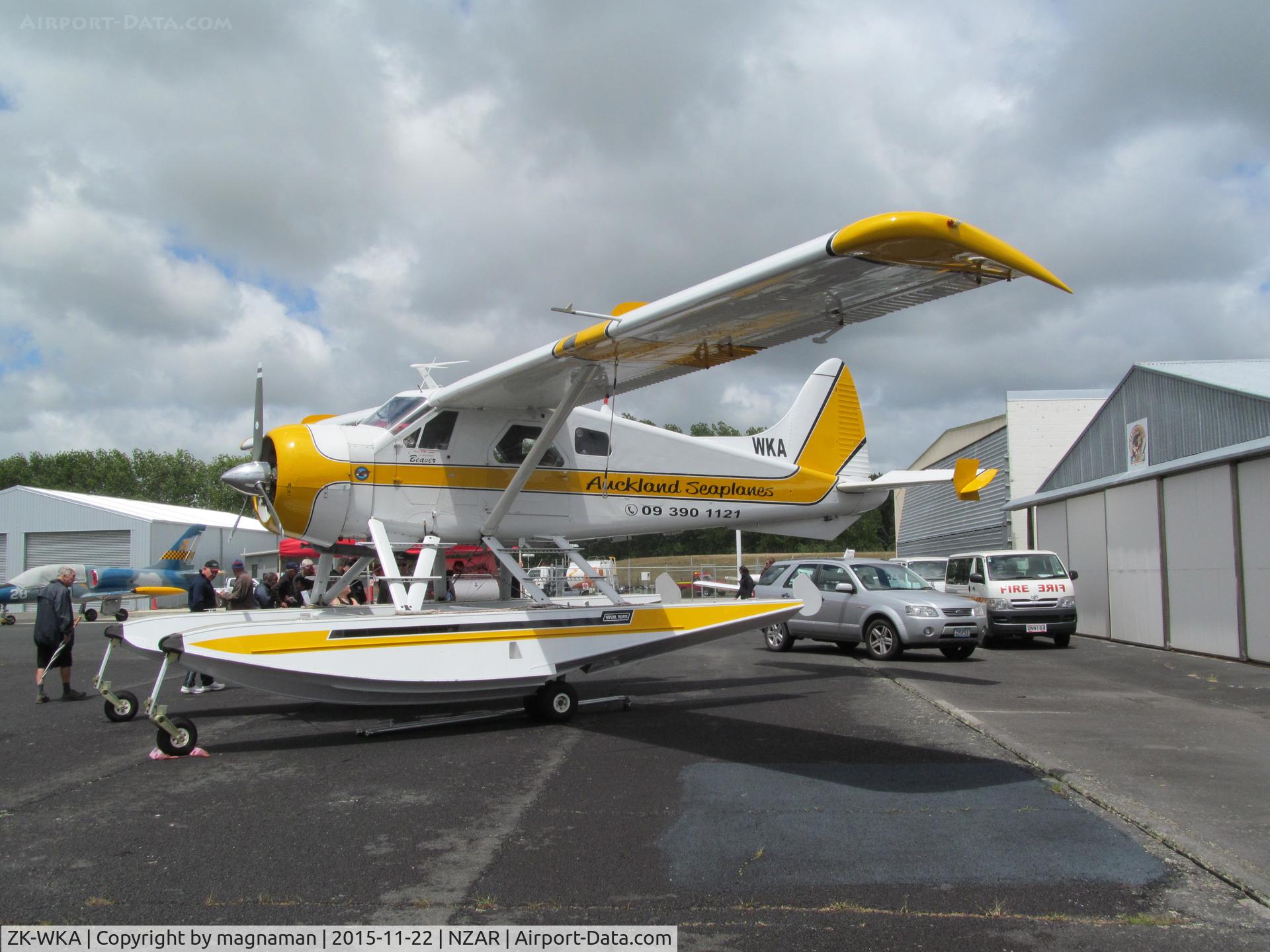 ZK-WKA, 1965 De Havilland Canada DHC-2 Beaver Mk.I C/N 1585, At Ardmore open day - ex N222BS - imported earlier this year