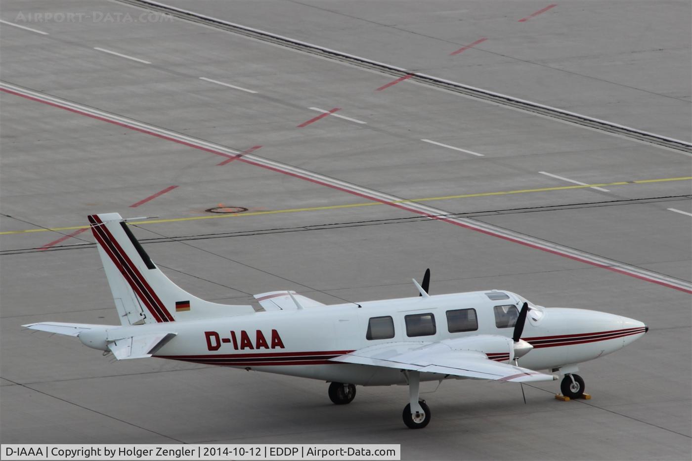 D-IAAA, 1981 Piper Aerostar 602P C/N 62P09248165048, Resting on apron 1 east.....