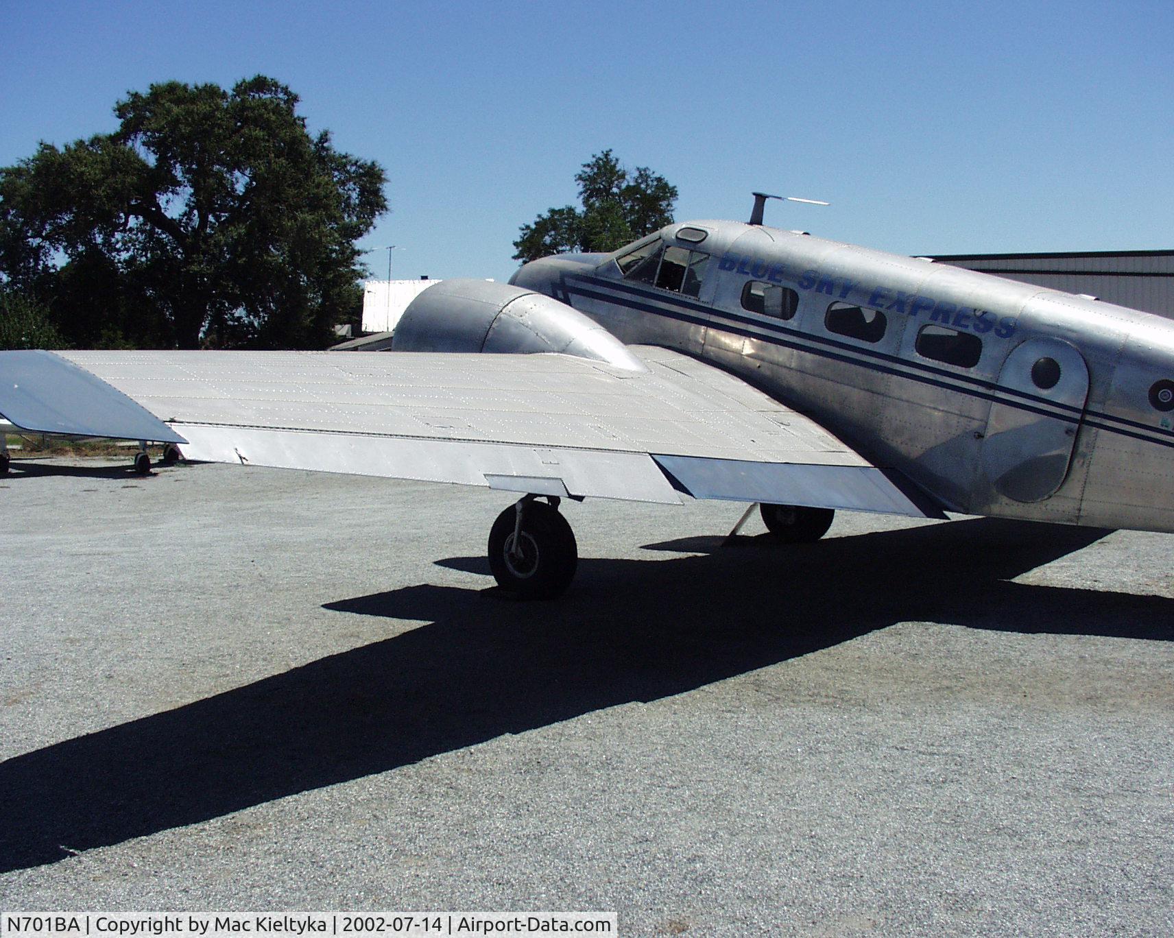 N701BA, 1943 Beech AT-11 Kansan C/N 3991, Found at a small airport in San Martin, CA