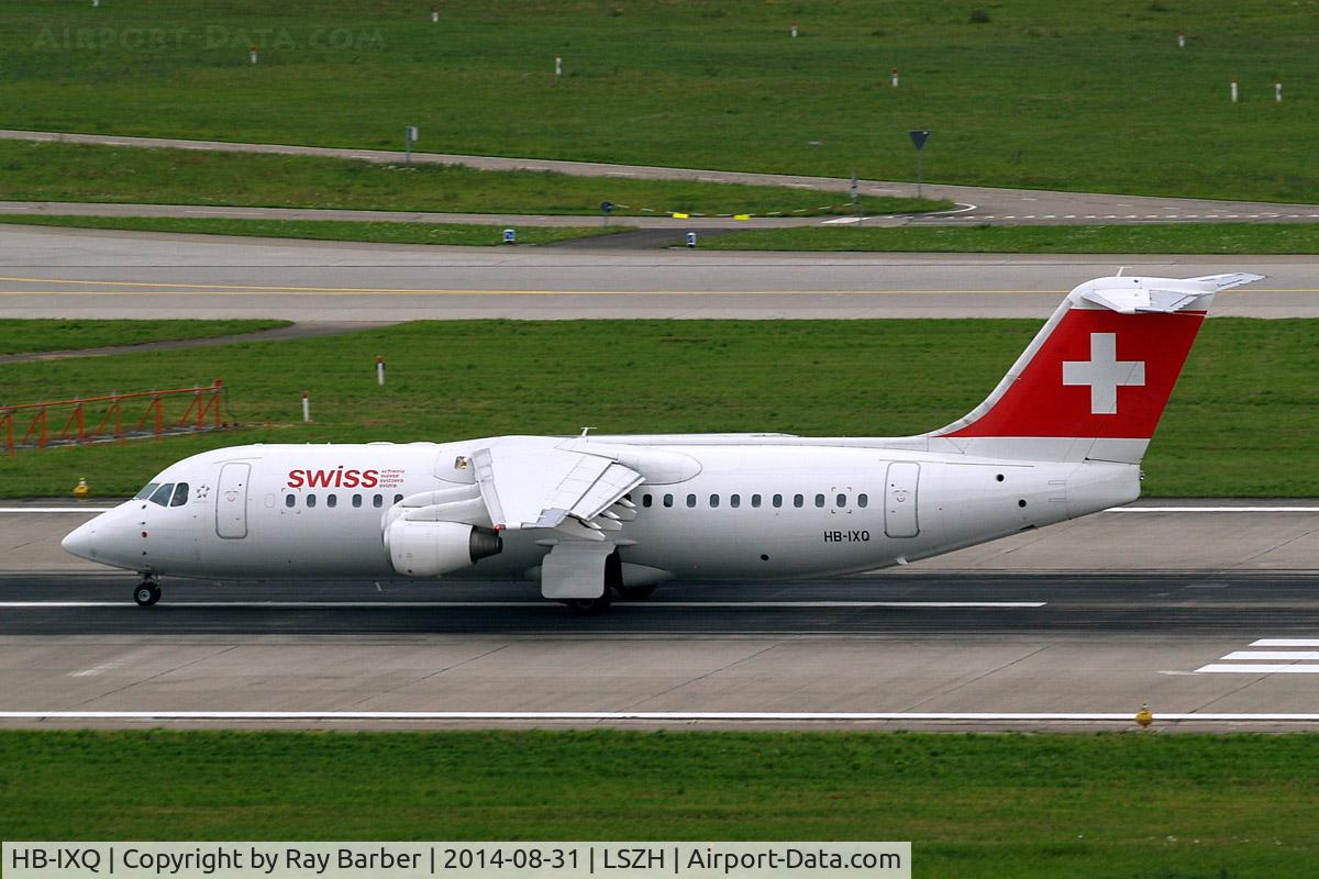HB-IXQ, 1996 British Aerospace Avro 146-RJ100 C/N E3282, BAe 146RJ-100 [E3282] (Swiss European Air Lines) Zurich~HB 31/08/2014