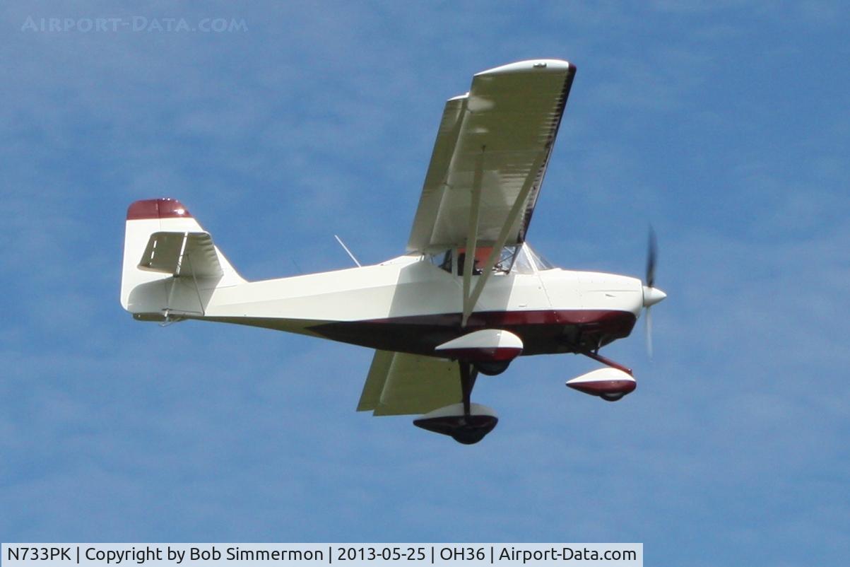 N733PK, 2007 Skystar Kitfox Series 7 C/N S70310042, Zanesville-Riverside fly-in