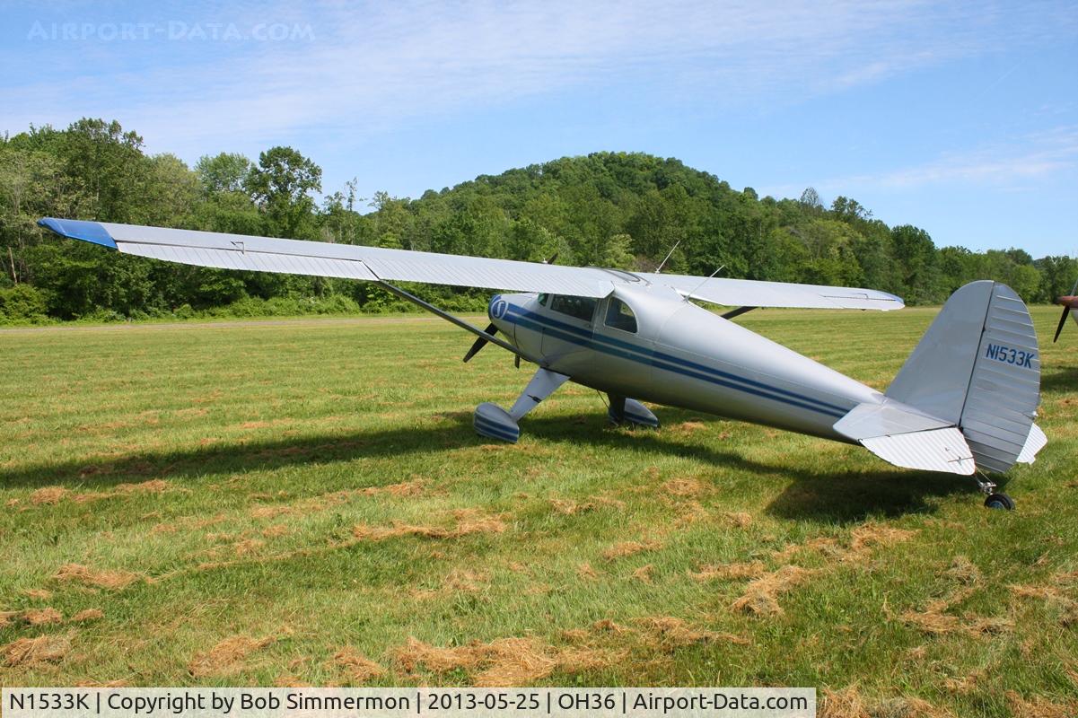 N1533K, 1946 Luscombe 8E Silvaire C/N 4260, Zanesville-Riverside fly-in