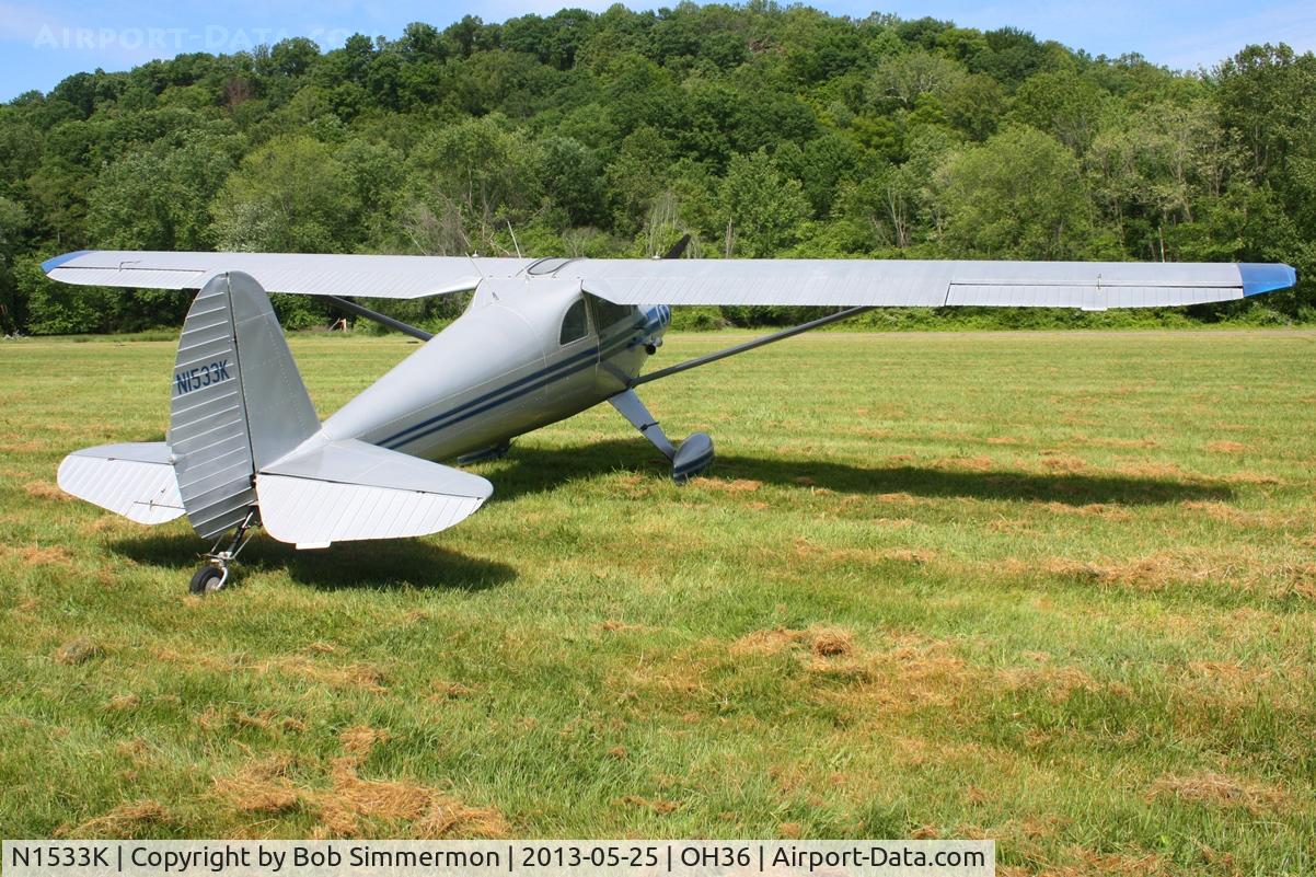N1533K, 1946 Luscombe 8E Silvaire C/N 4260, Zanesville-Riverside fly-in