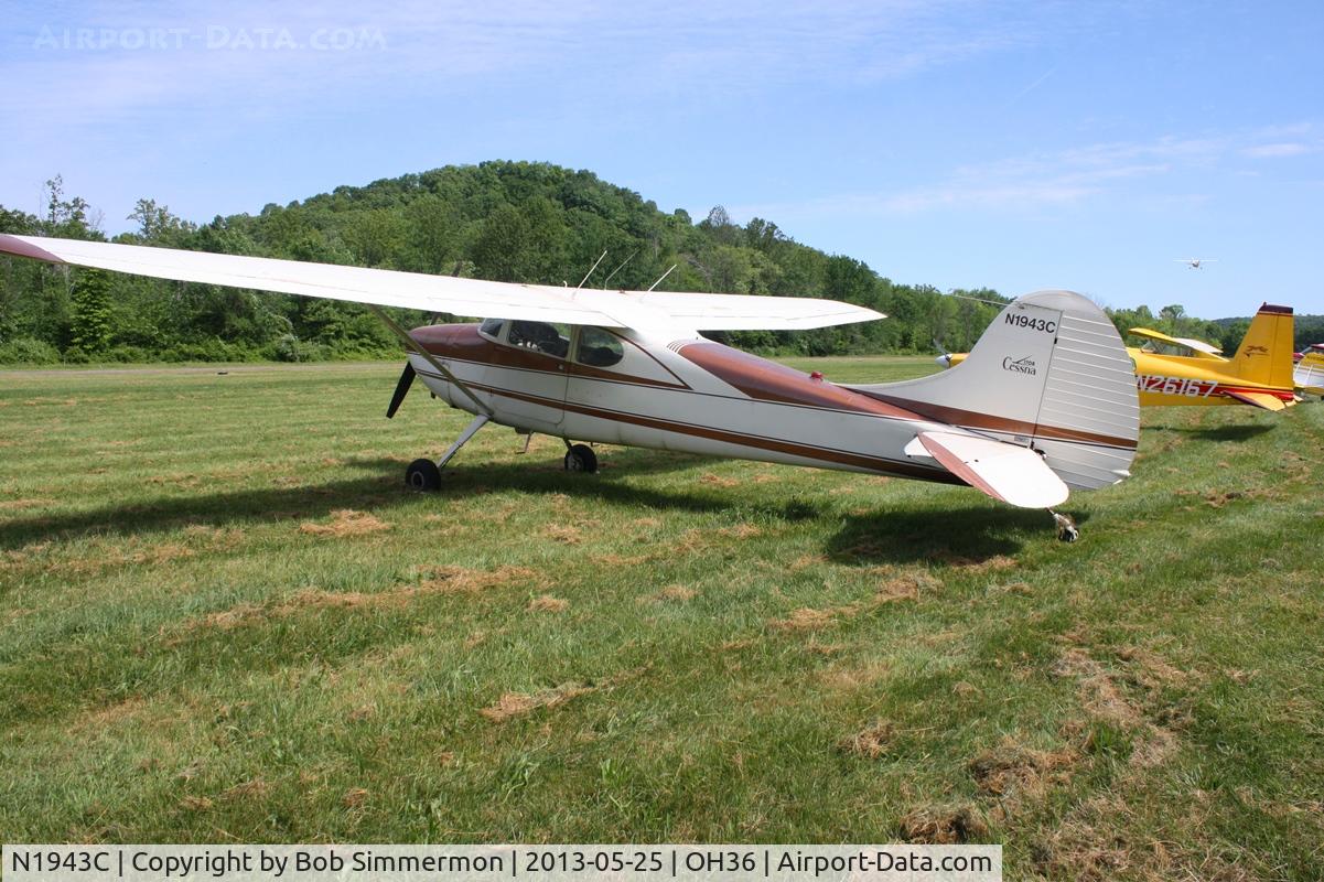 N1943C, 1953 Cessna 170B C/N 26088, Zanesville-Riverside fly-in