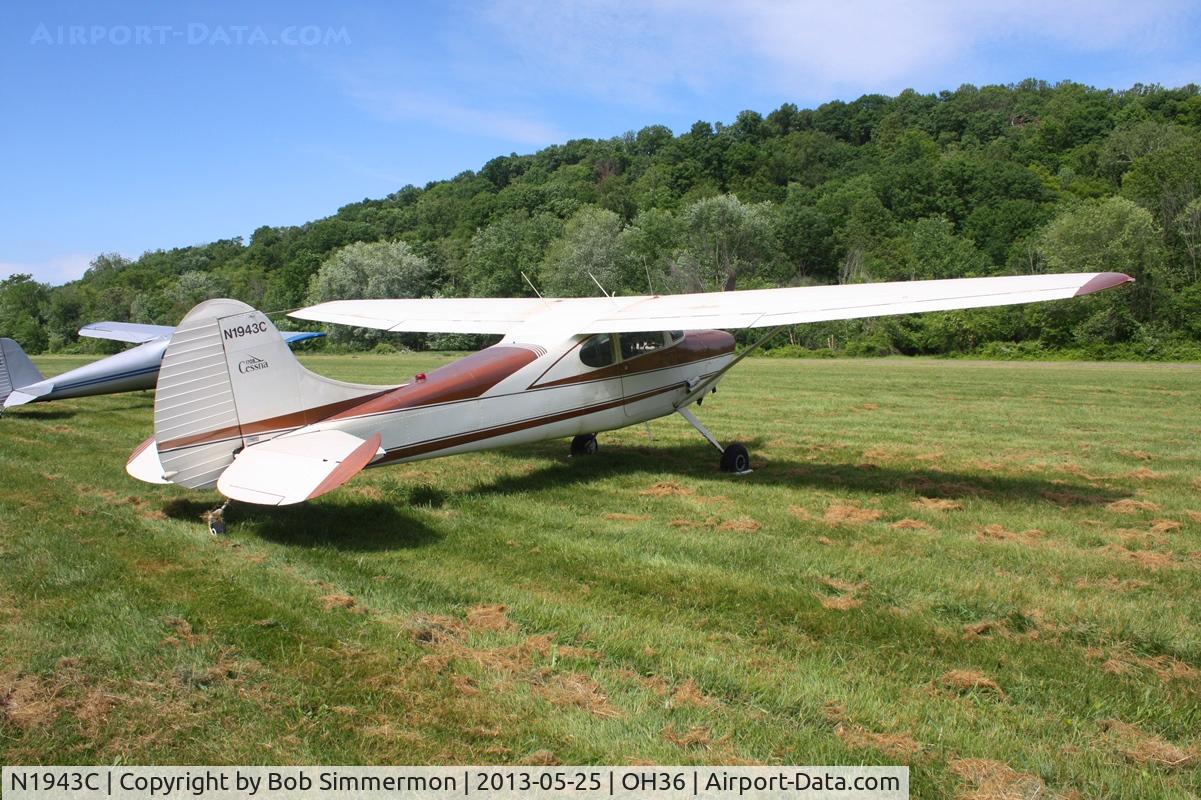 N1943C, 1953 Cessna 170B C/N 26088, Zanesville-Riverside fly-in