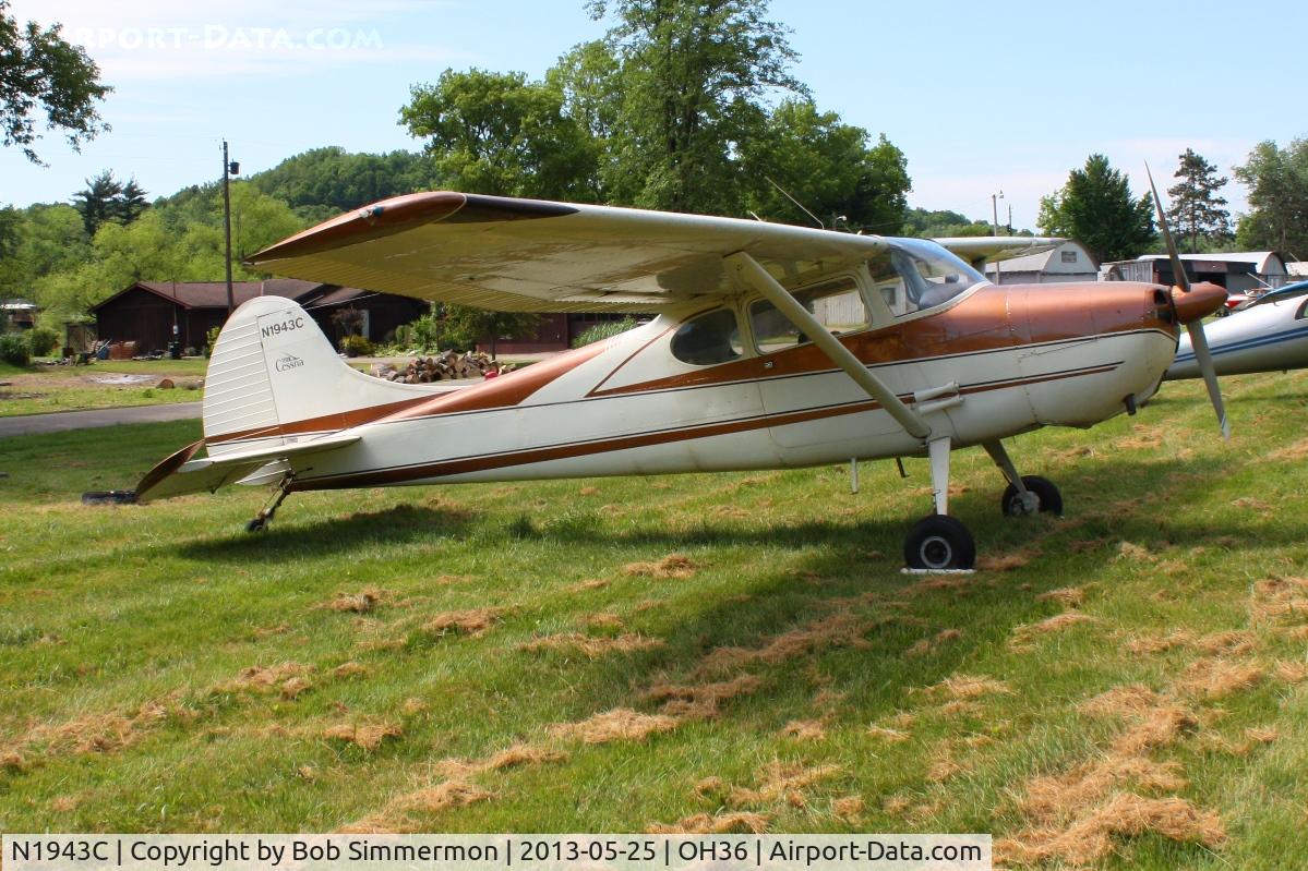 N1943C, 1953 Cessna 170B C/N 26088, Zanesville-Riverside fly-in