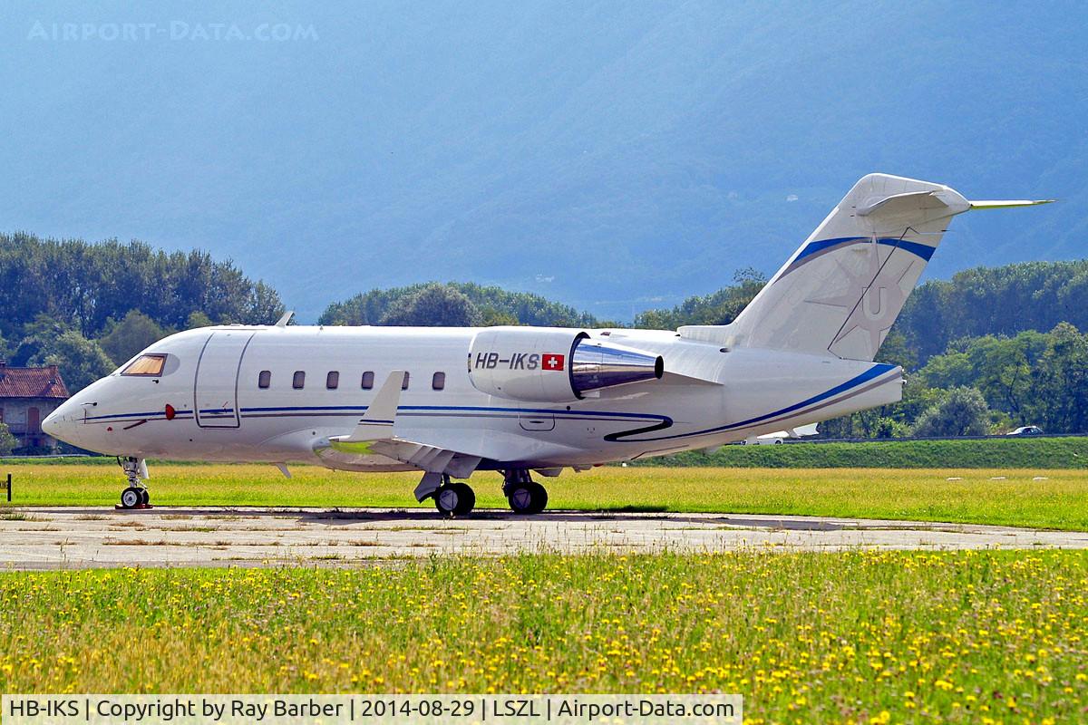 HB-IKS, 1989 Canadair Challenger 601-3A (CL-600-2B16) C/N 5042, Canadair CL.601-3A Challenger [5042] (Air Charter) Locarno~HB 29/08/2014