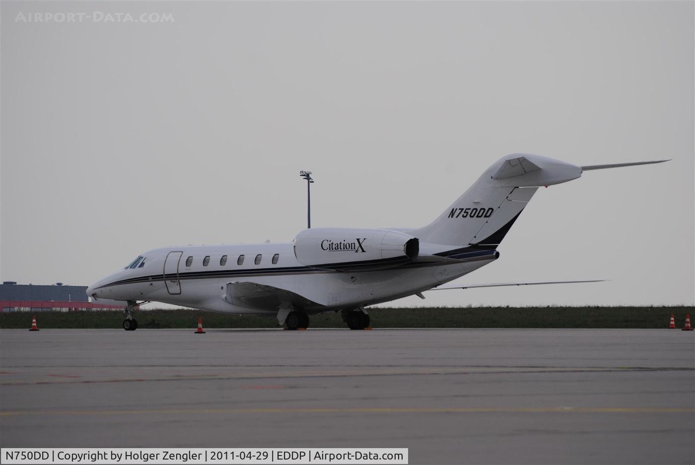 N750DD, 2002 Cessna 750 Citation X Citation X C/N 750-0185, On rest at apron 1 east......