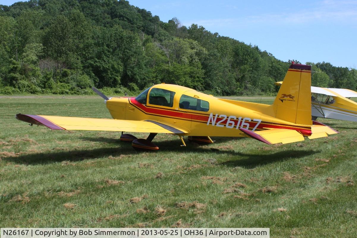 N26167, 1977 Grumman American AA-5A Cheetah C/N AA5A0461, Zanesville-Riverside fly-in