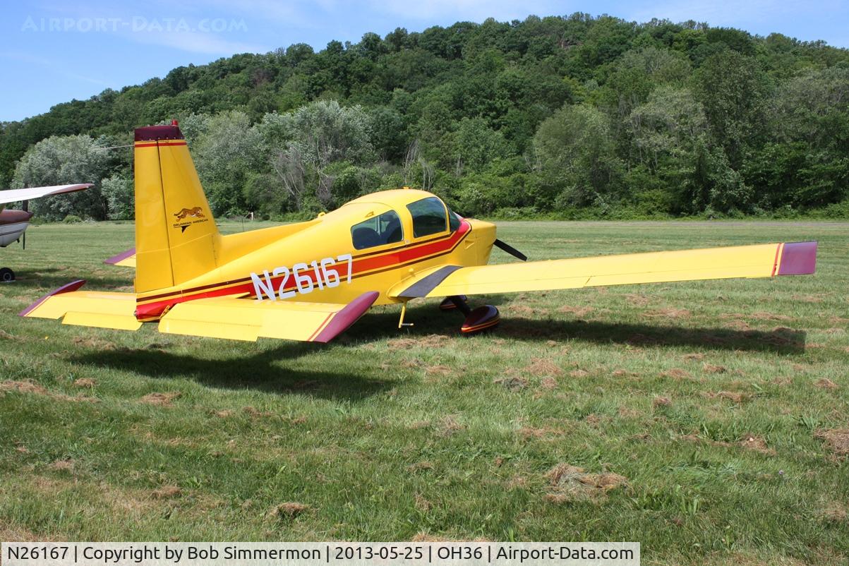 N26167, 1977 Grumman American AA-5A Cheetah C/N AA5A0461, Zanesville-Riverside fly-in