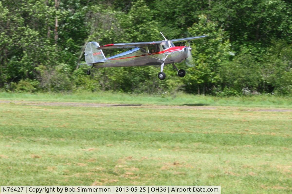 N76427, 1946 Cessna 140 C/N 10853, Zanesville-Riverside fly-in
