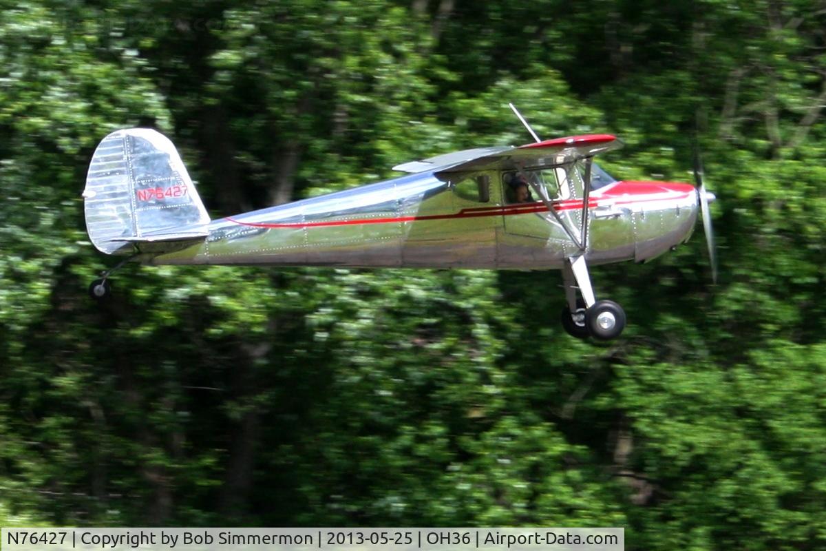 N76427, 1946 Cessna 140 C/N 10853, Zanesville-Riverside fly-in