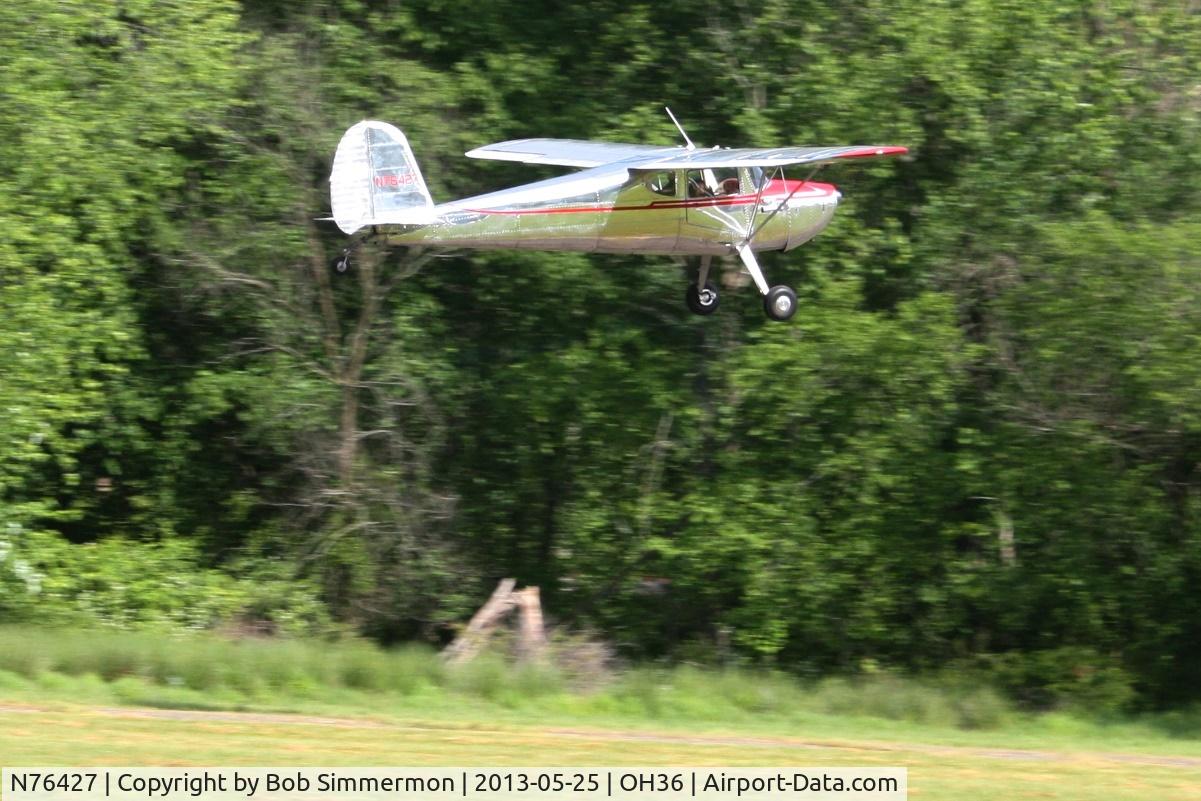 N76427, 1946 Cessna 140 C/N 10853, Zanesville-Riverside fly-in