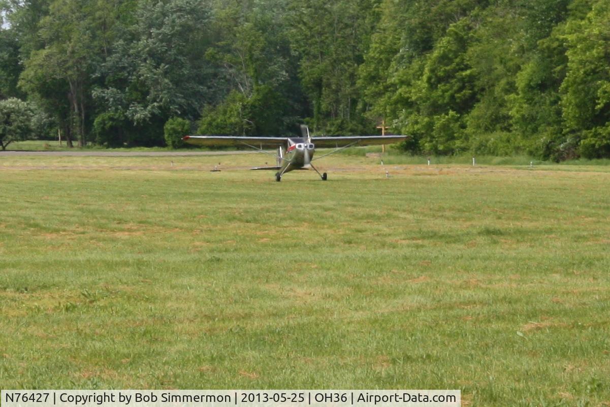 N76427, 1946 Cessna 140 C/N 10853, Zanesville-Riverside fly-in