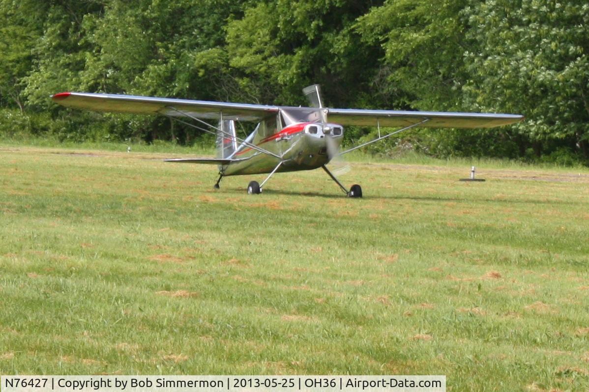 N76427, 1946 Cessna 140 C/N 10853, Zanesville-Riverside fly-in