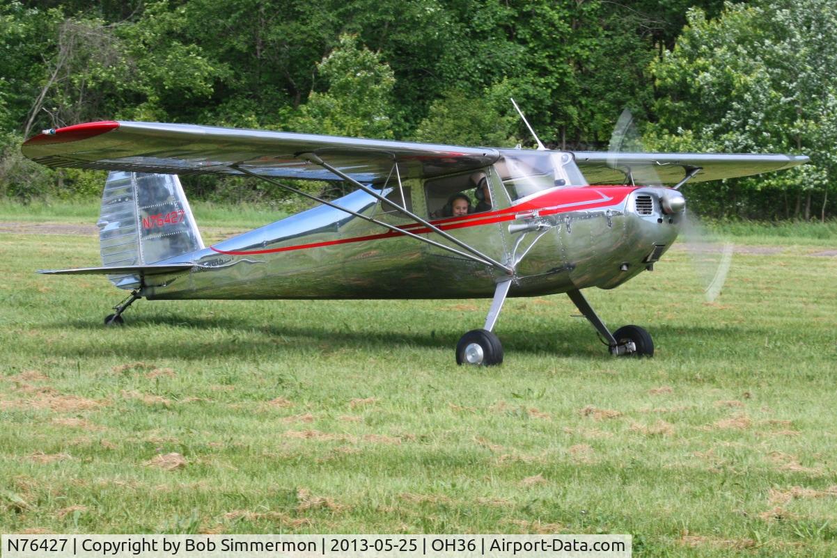 N76427, 1946 Cessna 140 C/N 10853, Zanesville-Riverside fly-in