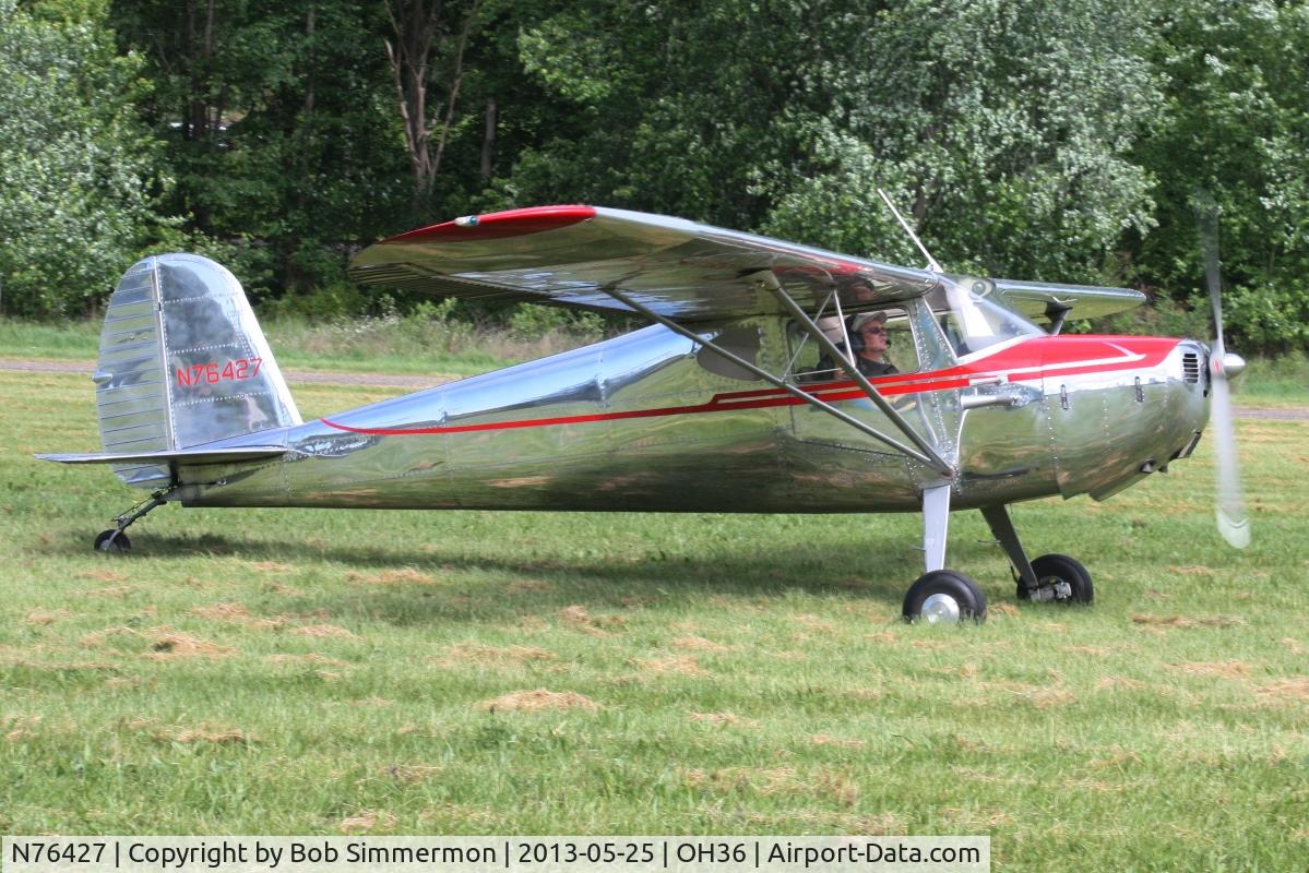 N76427, 1946 Cessna 140 C/N 10853, Zanesville-Riverside fly-in