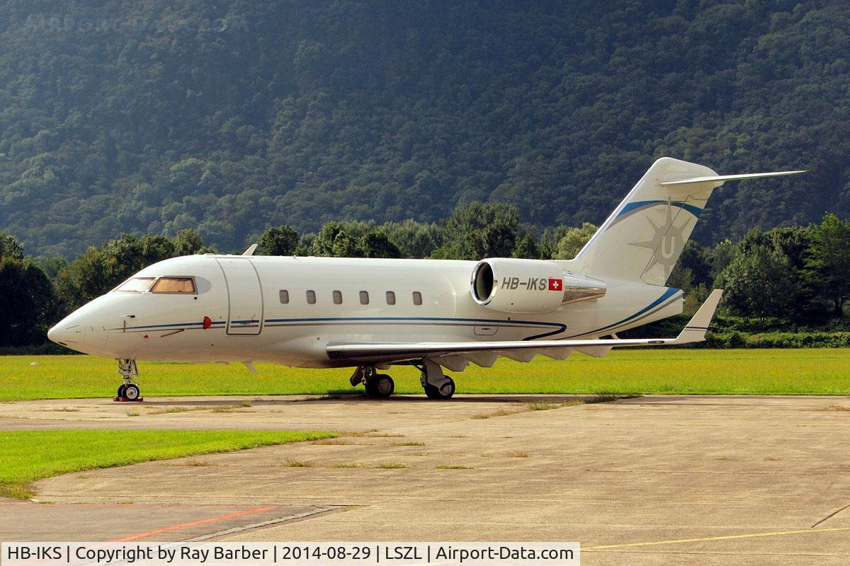 HB-IKS, 1989 Canadair Challenger 601-3A (CL-600-2B16) C/N 5042, Canadair CL.601-3A Challenger [5042] (Air Charter) Locarno~HB 29/08/2014