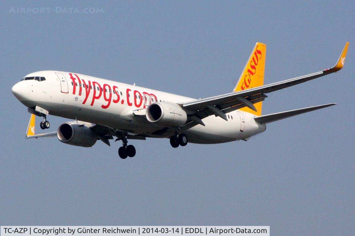 TC-AZP, 2012 Boeing 737-82R C/N 38176, Arriving