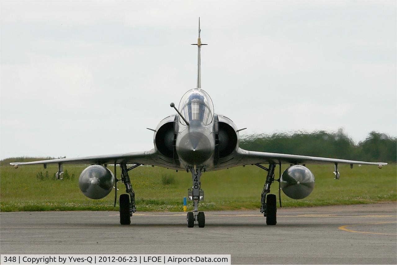 348, Dassault Mirage 2000N C/N 302, French Air Force Dassault Mirage 2000N, Taxiing to parking area, Evreux-Fauville Air Base 105 (LFOE) open day 2012