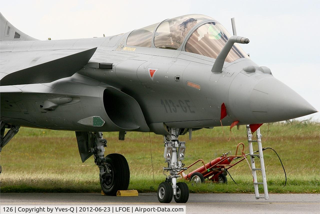 126, Dassault Rafale C C/N 126, French Air Force Dassault Rafale C, Parking area, Evreux-Fauville AFB 105 (LFOE) Open day 2012