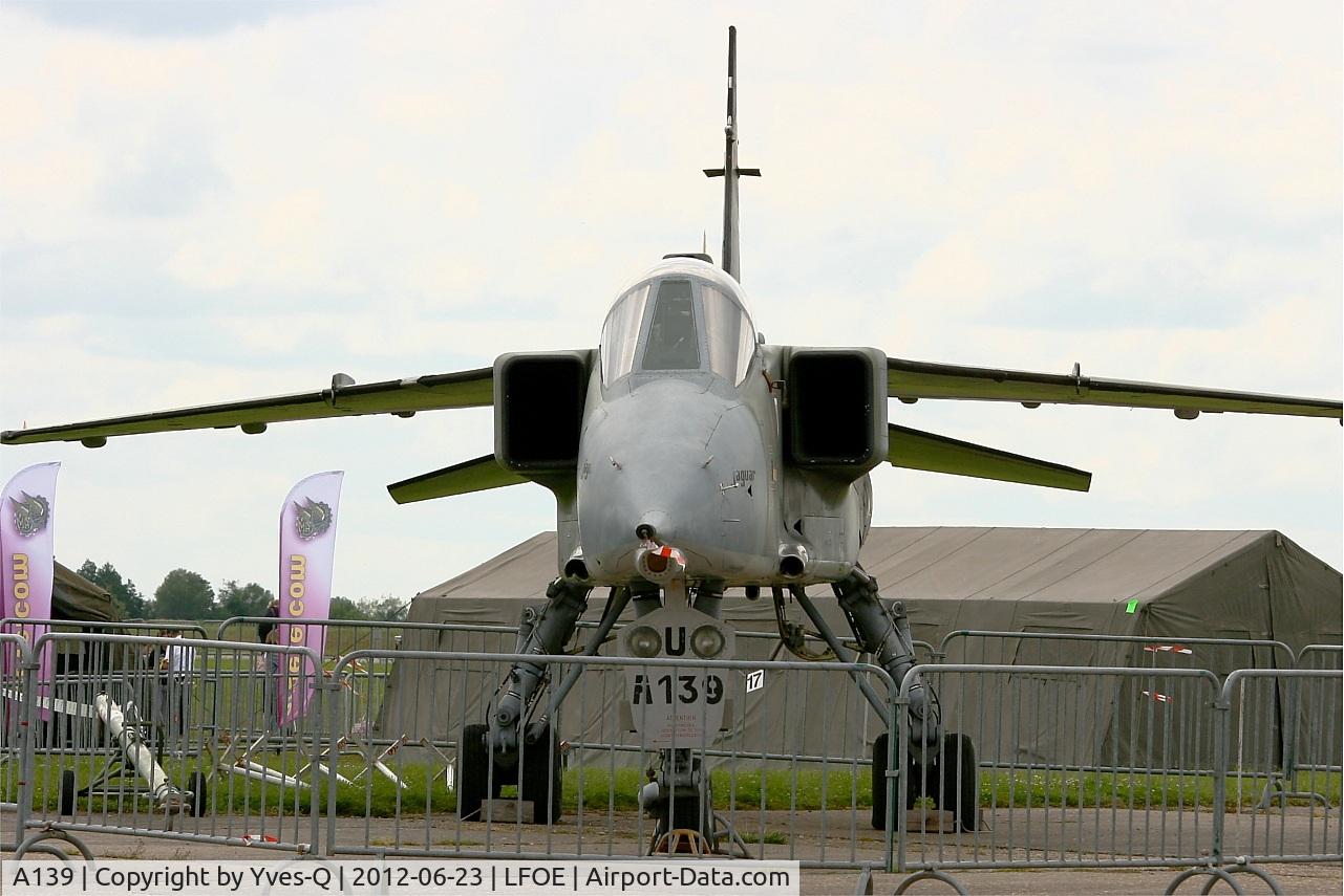 A139, Sepecat Jaguar A C/N A139, Sepecat Jaguar A, Preserved at Euvreux-Fauville Air Base 105 (LFOE) Open day 2012