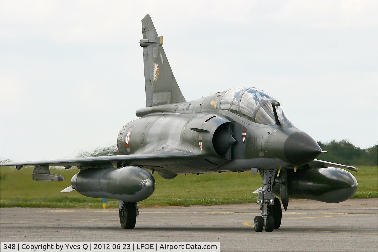 348, Dassault Mirage 2000N C/N 302, French Air Force Dassault Mirage 2000N, Taxiing to parking area, Evreux-Fauville Air Base 105 (LFOE) open day 2012