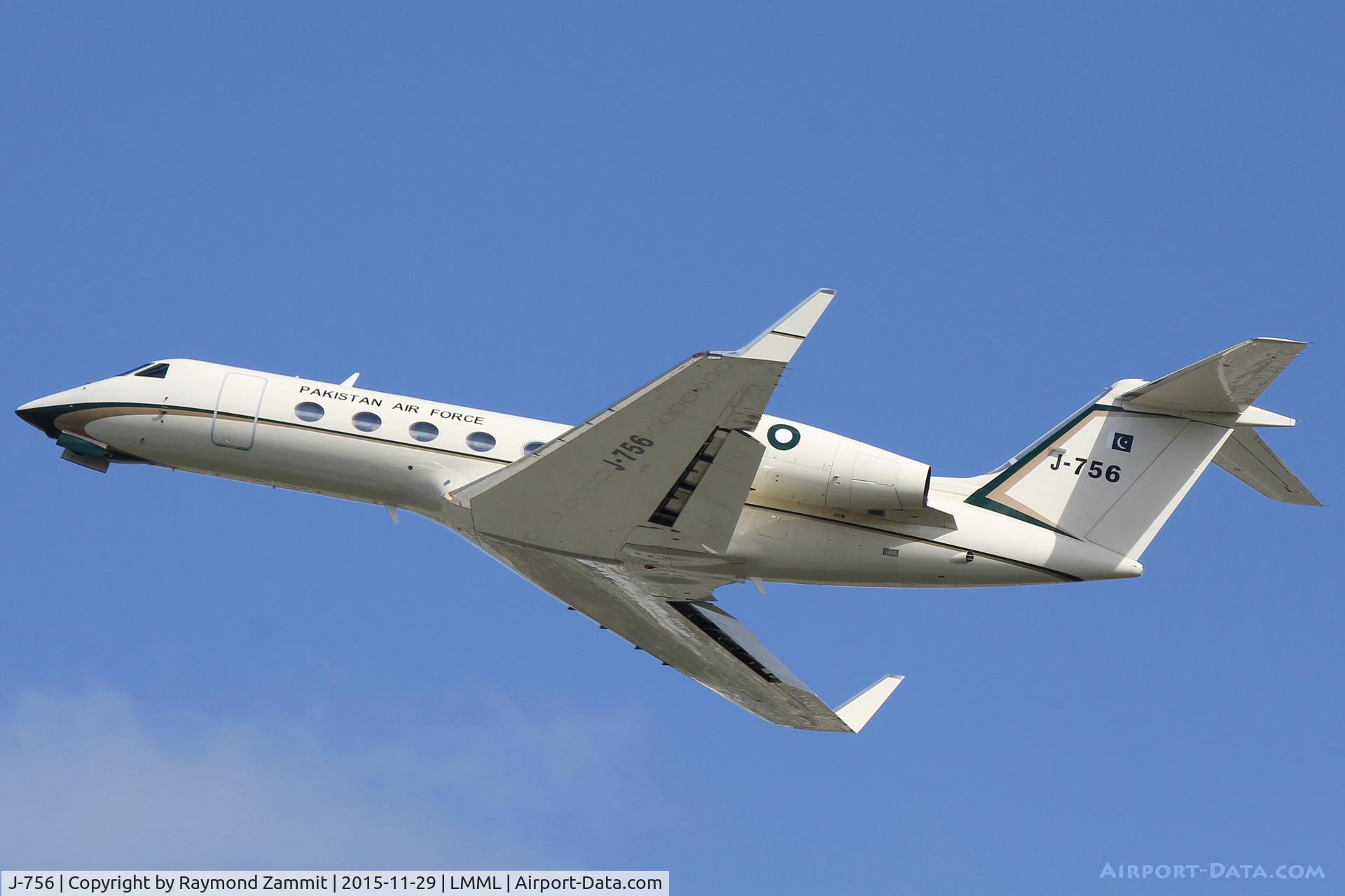 J-756, 2007 Gulfstream Aerospace GIV-X (G450) C/N 4090, Gulfstream GIV J-756 Pakistan Air Force