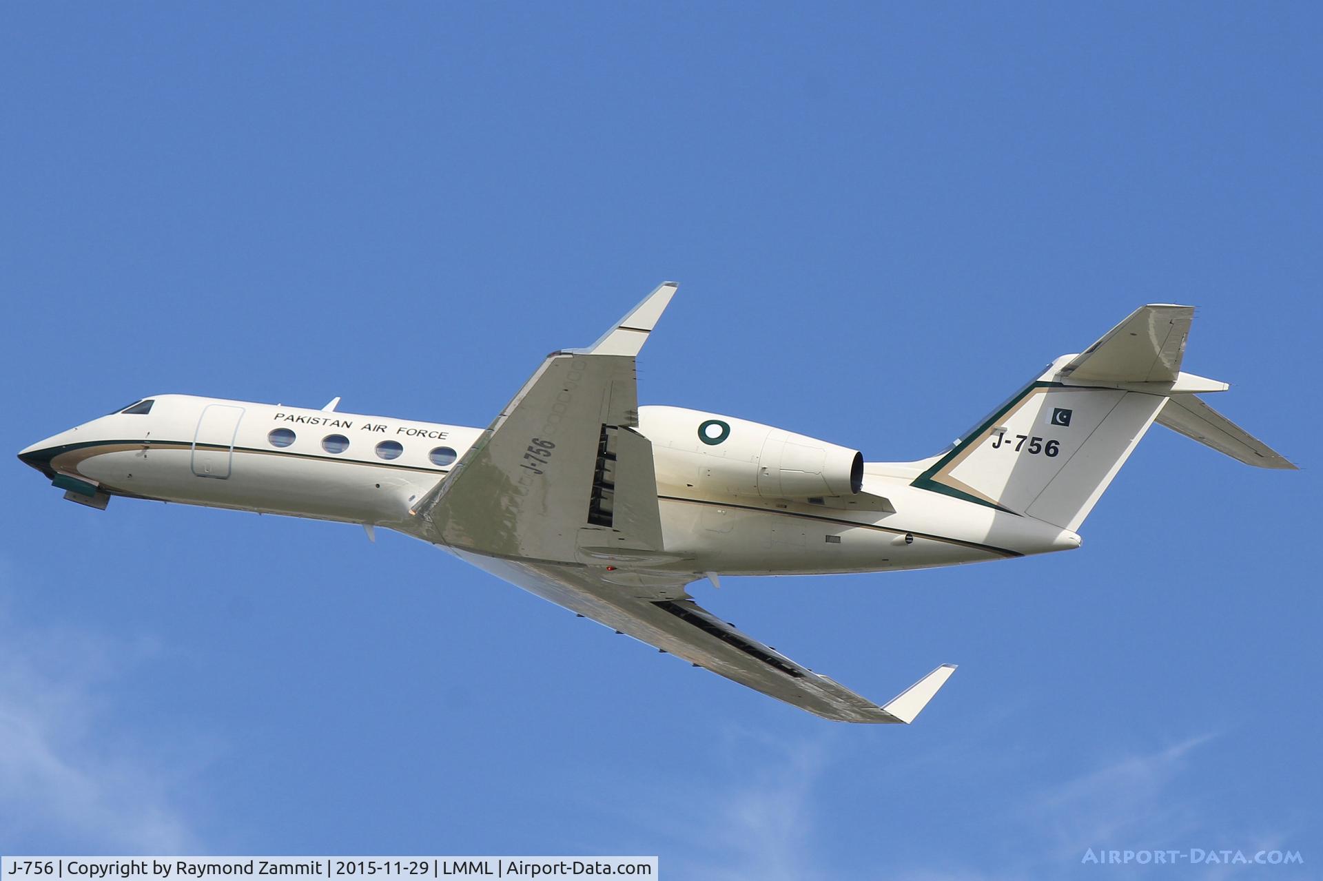 J-756, 2007 Gulfstream Aerospace GIV-X (G450) C/N 4090, Gulfstream GIV J-756 Pakistan Air Force