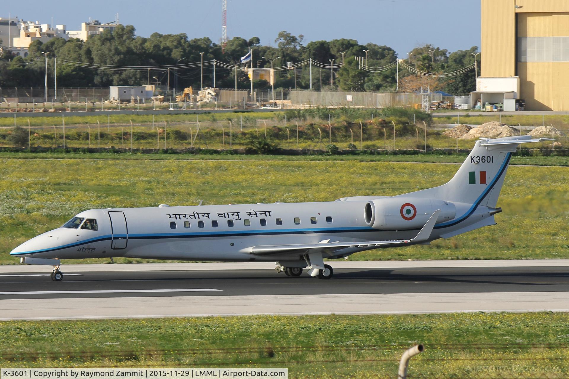 K-3601, Embraer EMB-135BJ Legacy C/N 14500867, Embraer Emb135BJ K-3601 Indian Air Force