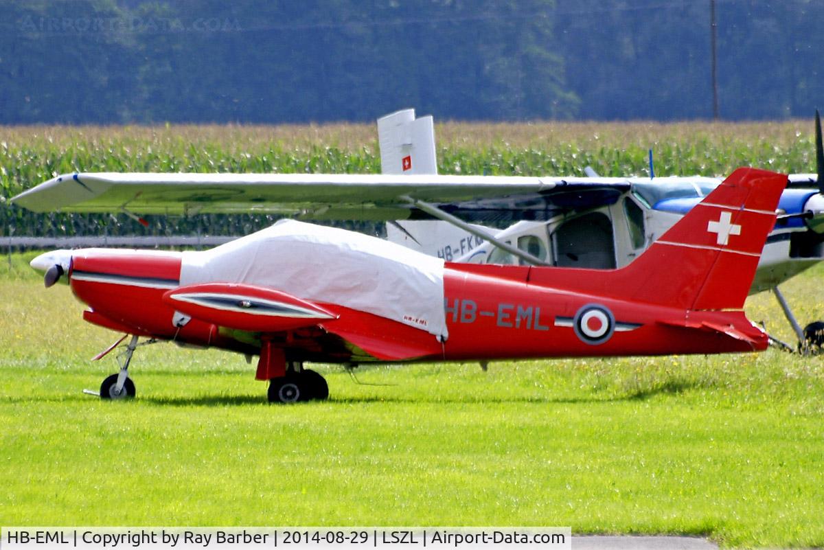HB-EML, 1966 SIAI-Marchetti F-260 C/N 502, Aviamilano F-260 [502] Locarno~HB 29/08/2014
